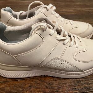 O By EVERLANE The Trainer Blush Pink Leather Sneaker, W15/M13